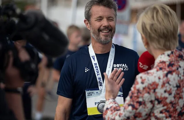 Crown Prince Frederik took part in the Royal Run 2021