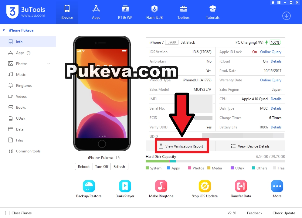 Cara Menggunakan Aplikasi 3utools Untuk Cek Kondisi Iphone Ipad Pukeva