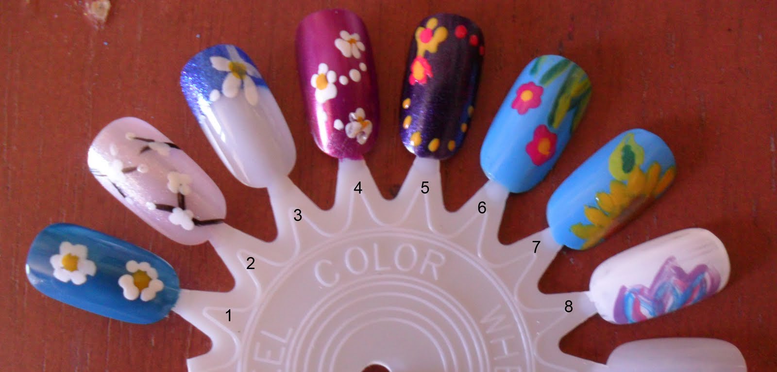 Shear Beauty Flower Nail Art