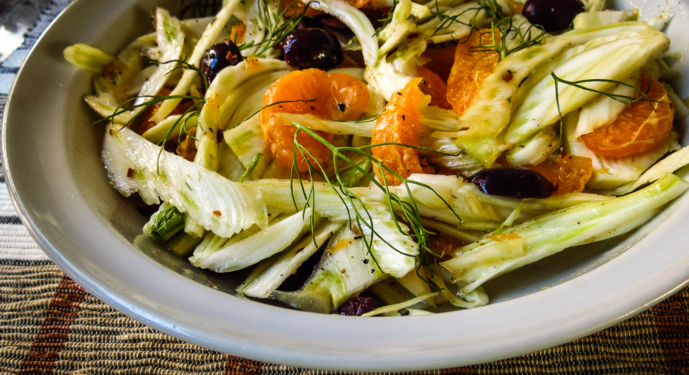 OnTheMoveIn the Galley Orange, Fennel and Olive Salad
