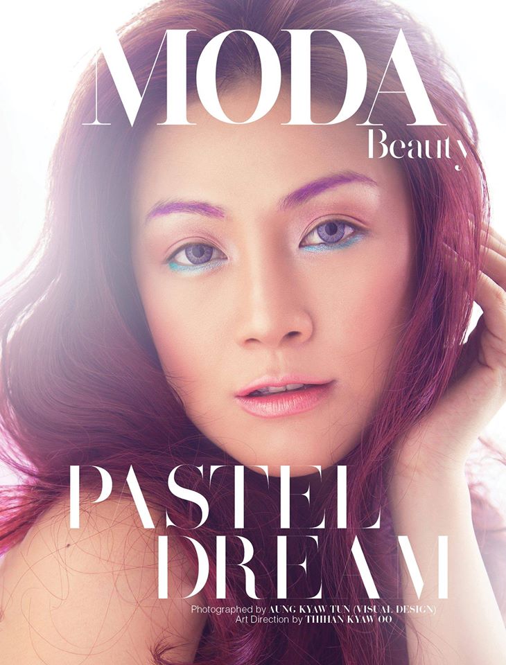 Nwe Darlin Htun MODA Magazine Beauty Photoshoot 