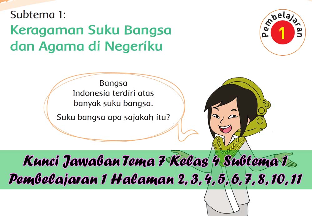 Kunci Jawaban Buku Siswa Tema 7 Kelas 4 Subtema 1 Halaman 2 3 4 5 6 7 8 10 11 Gawe Kami