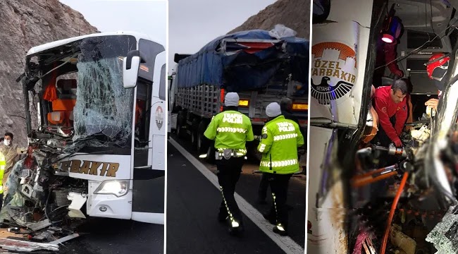 Şanlıurfa'da feci kaza: 3 ölü 41 yaralı