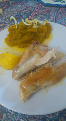 poulet et chips de panais
