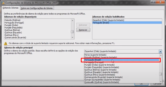 Como Traduzir Office 2007