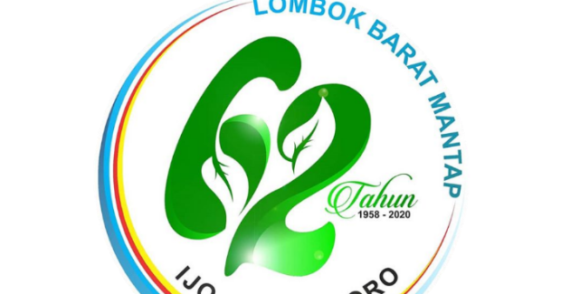 Logo HUT Lombok Barat ke 62 Format PNG