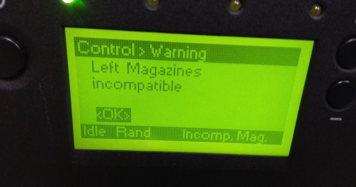 Chandler IBM TS3100 Tape library error message (磁帶櫃錯誤訊息)