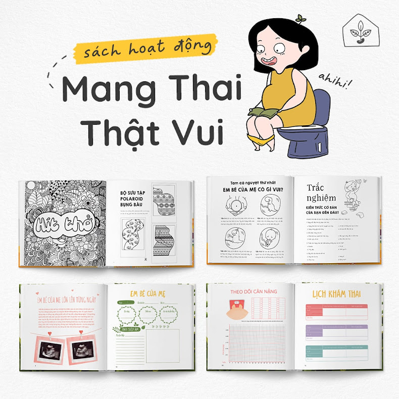 [A116] Book box sách thai giáo - Giúp Mẹ Bầu đánh bay stress