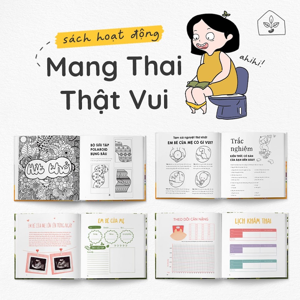 [A116] Activity book: Combo sách thai giáo kết nối tình cảm Mẹ và Bé