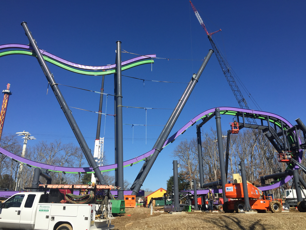 NewsPlusNotes The Latest Photos of The Joker at Six Flags Great Adventure