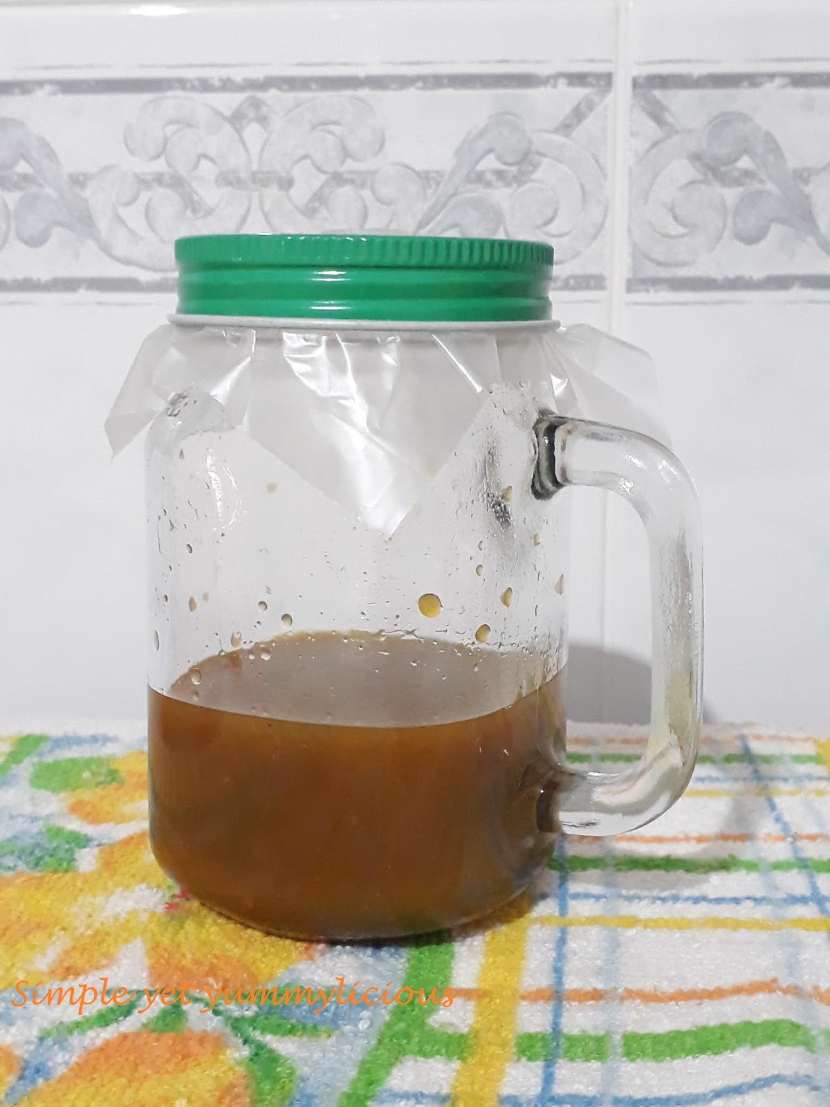 Simple yet yummylicious! Homemade Honey Yellow Mustard Dressing