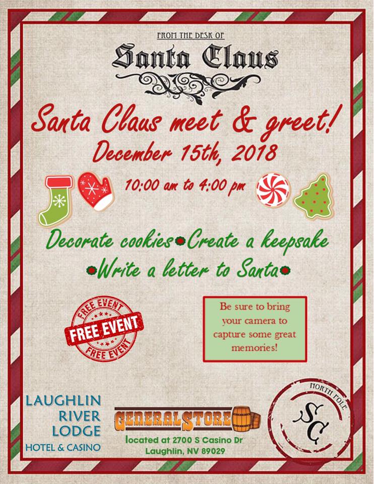 Laughlin Buzz Santa in Laughlin, NV plus Oatman and Katherine's Landing