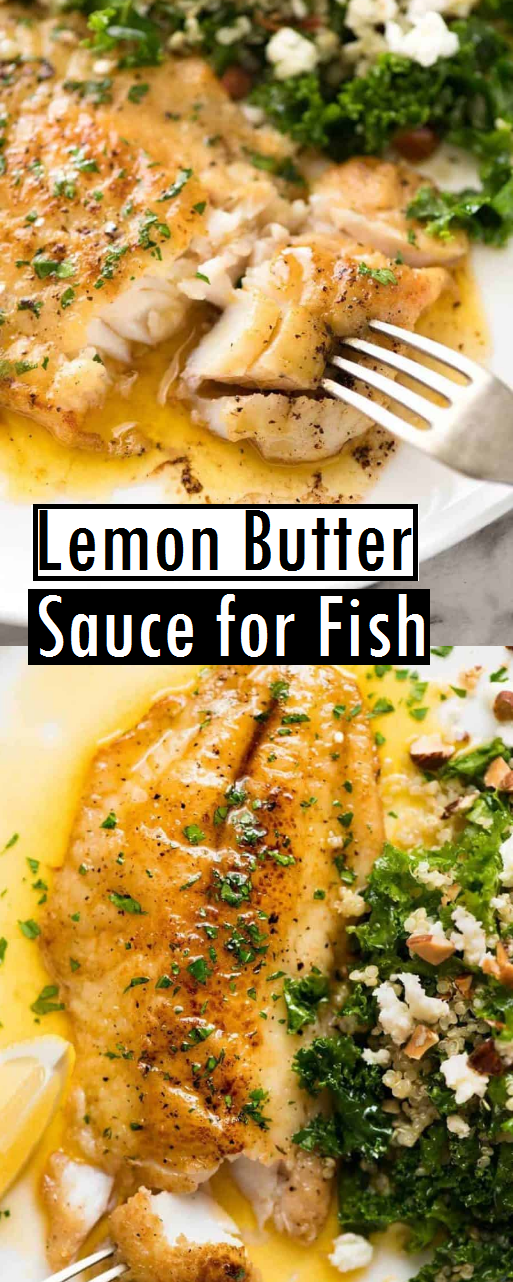 Lemon Butter Sauce for Fish Dessert & Cake Recipes