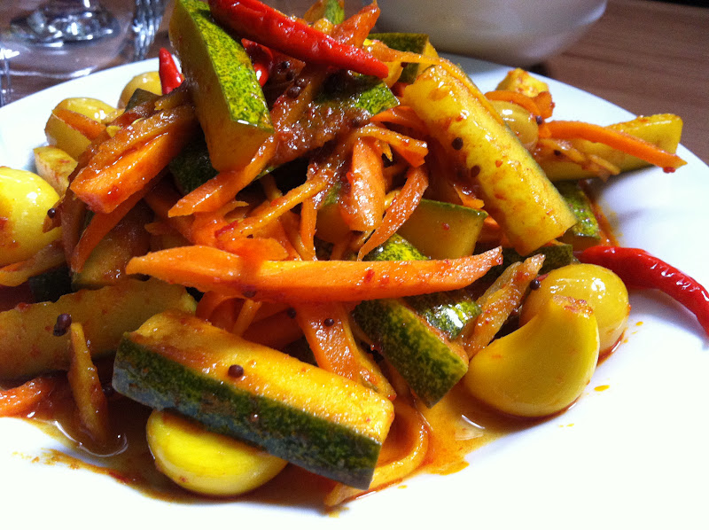 How to make Acar Timun (Spicy Cucumber Pickles)