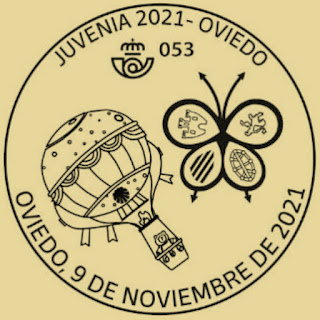 matasellos, tarjeta, prefranqueada, tu sello, Juvenia, 2021, Oviedo
