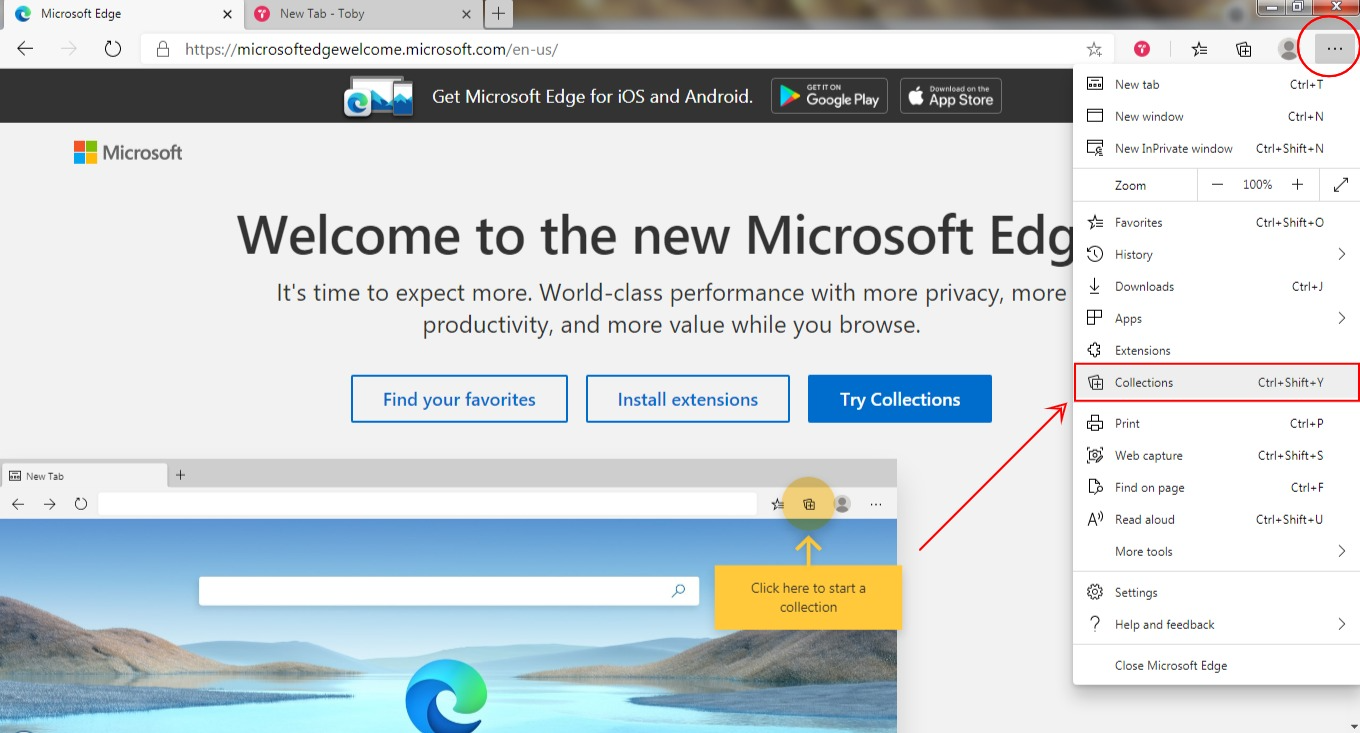 Снимай бай. Microsoft Edge таблицы.