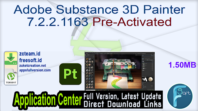 Adobe Substance 3D Painter 7.2.2.1163 Pre-Activated_ ZcTeam