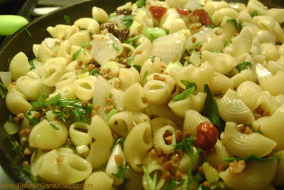 warm macaroni and barley salad