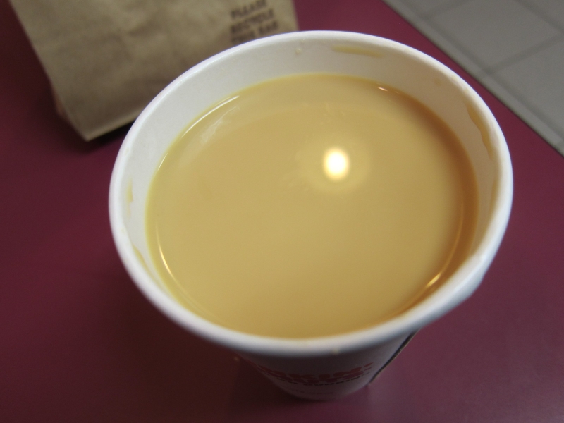 Review Dunkin' Donuts Coffee with Cream and Sugar