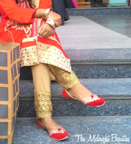 Outfit of The Day - All Red and Ethnic!