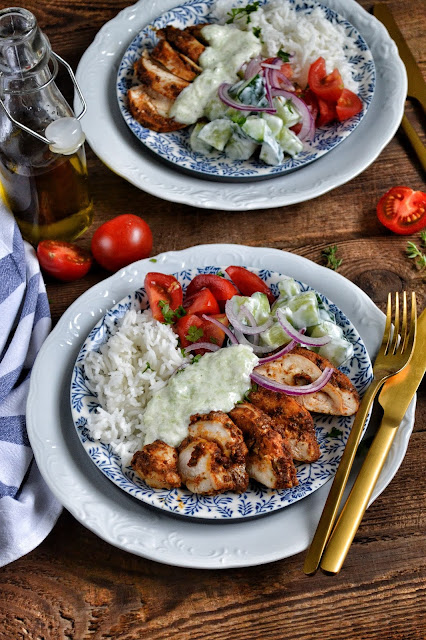 Grecki kurczak z tzatziki