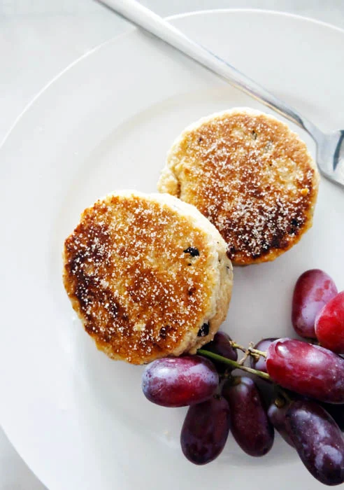 plated Welsh Cakes
