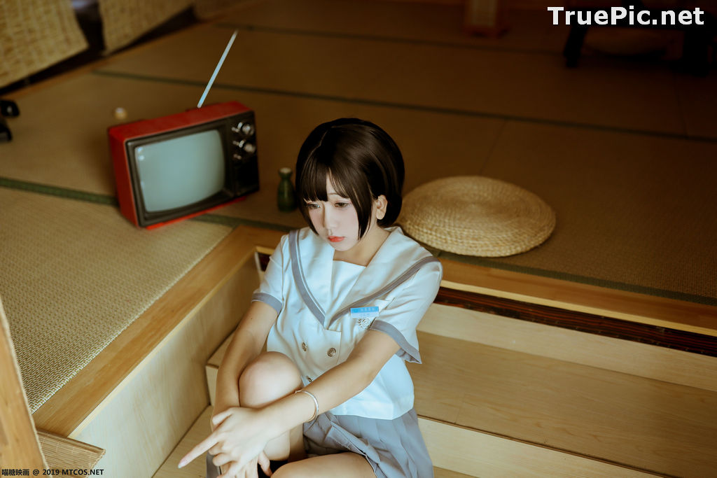 Image [MTCos] 喵糖映画 Vol.039 – Chinese Cute Model – Japanese School Uniform - TruePic.net - Picture-30