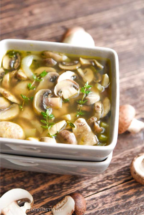 HEALTHY MUSHROOM SOUP Healthy Recipes