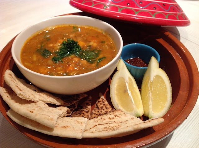 Moroccan Herrera Soup with Orzo Pasta