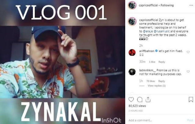zynakal diganggu makhluk halus caprice sufian rujuk zynakal diganggu makhluk halus caprice sufian rujuk