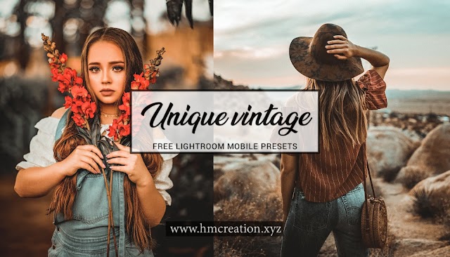 Unique vintage lightroom mobile presets free download