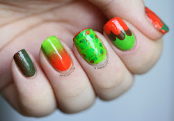 orange nail october