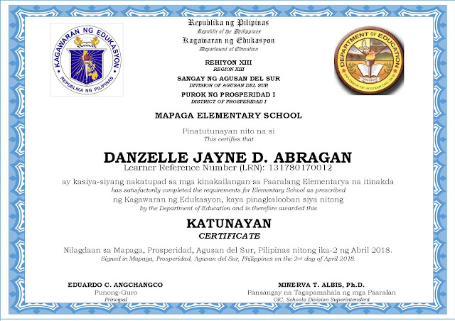 new kindergarten certificate graduation
