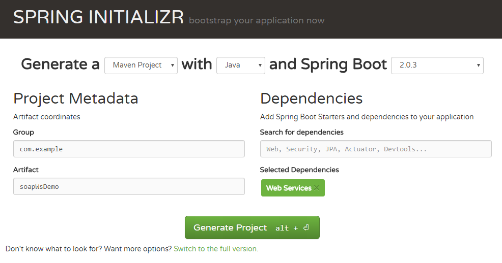 albert's blog [Spring Boot] An example to build a SOAP  Service