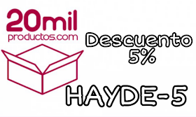 codigo de descuento de 5% HAYDE-5