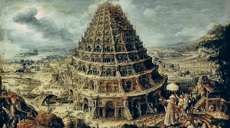 Ilustração da torre de Babel