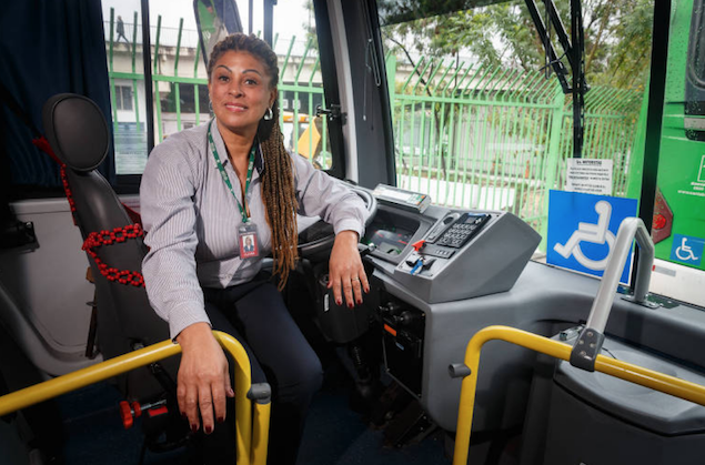SP: Mulheres superam dificuldades ao volante de ônibus da capital 1 Foto%2BRubens%2BCavallari%2B %2BFolhaPress