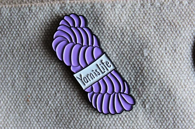 Gift Guide: Enamel Pins for Yarn Lovers
