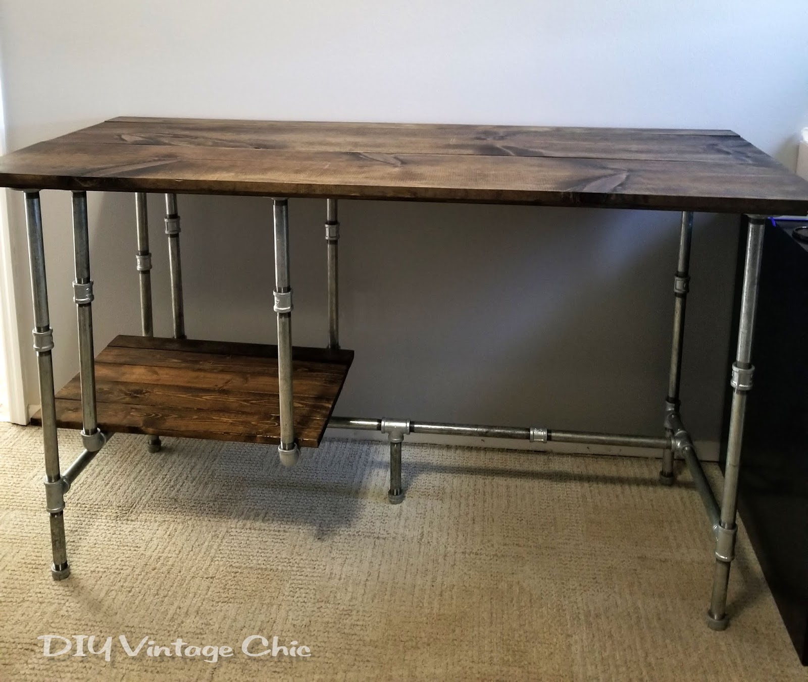 Under Desk Ikea Printer Stand Printer Stand Ikea, Home Office Setup