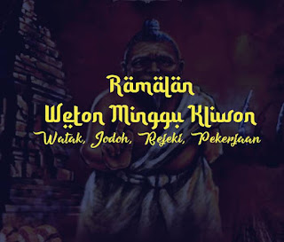 weton minggu kliwon