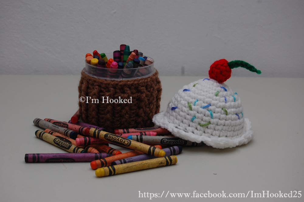 Free Crochet Pattern: Cupcake Container