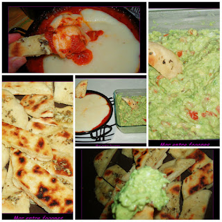 DIPS VARIADOS CON PAN NAAN INDIO