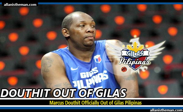 Marcus Douthit Officially Out of Gilas Pilipinas