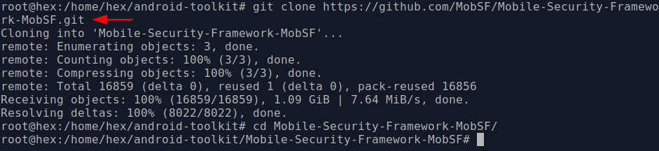 Mobile Security Framework (MobSF)