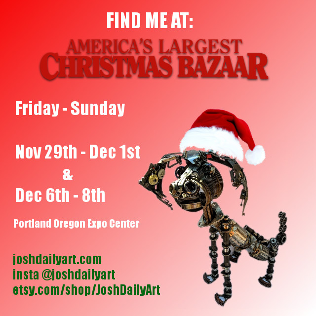 Josh Daily Art America's Largest Christmas Bazaar! 👨‍🏭