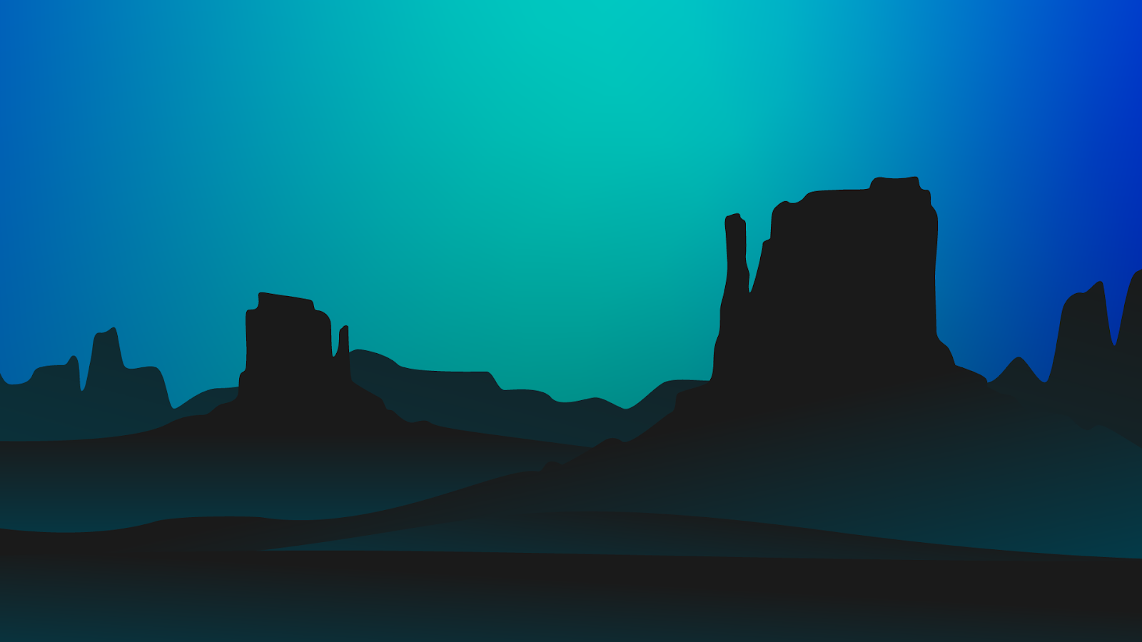 minimalist monument valley illustration wallpaper for pc