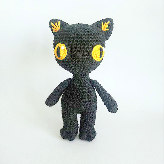 Black cat Crochet pattern