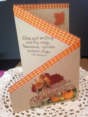 ODBD Seasons Change, ODBD Custom Wheelbarrow Die, ODBD Z Fold Cards, ODBD Customer Card of the Day by Dottie Seubert ODBD Seasons Change, ODBD Custom Wheelbarrow Die, ODBD Z Fold Cards, ODBD Customer Card of the Day by Dottie Seubert