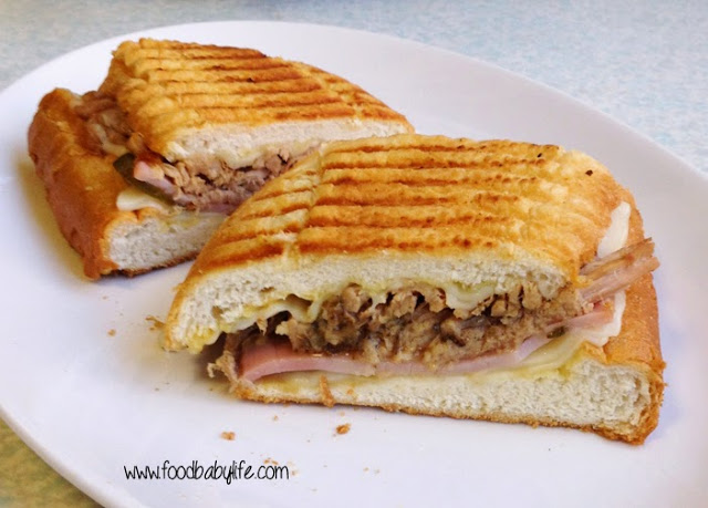 Featured Recipe | Fantastic Cuban Sandwiches from Food.Baby.Life #SecretRecipeClub #recipe #sandwiches #sandwich #pork