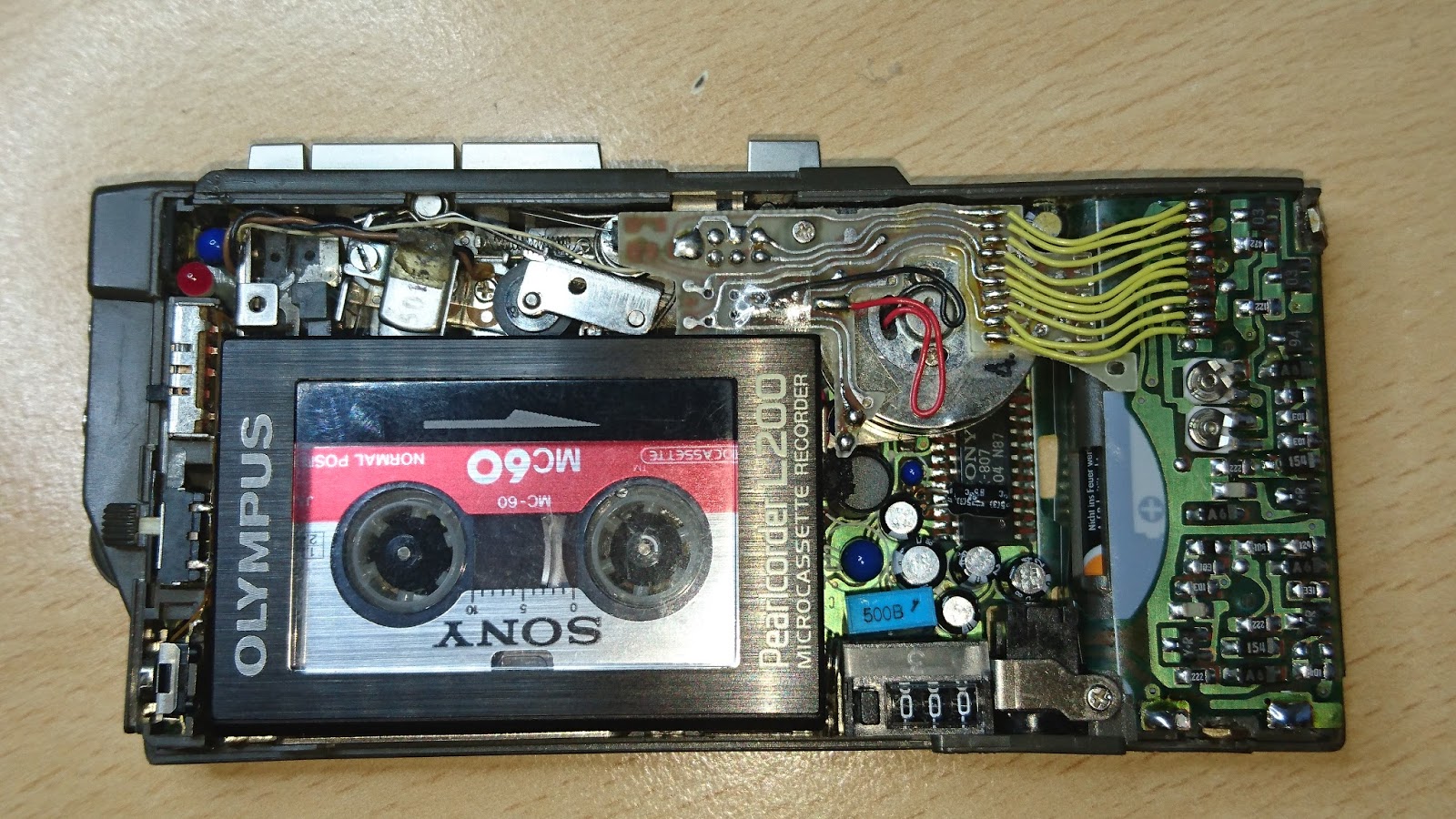 Technik und Retro Diktaphon Olympus Pearlcorder L200